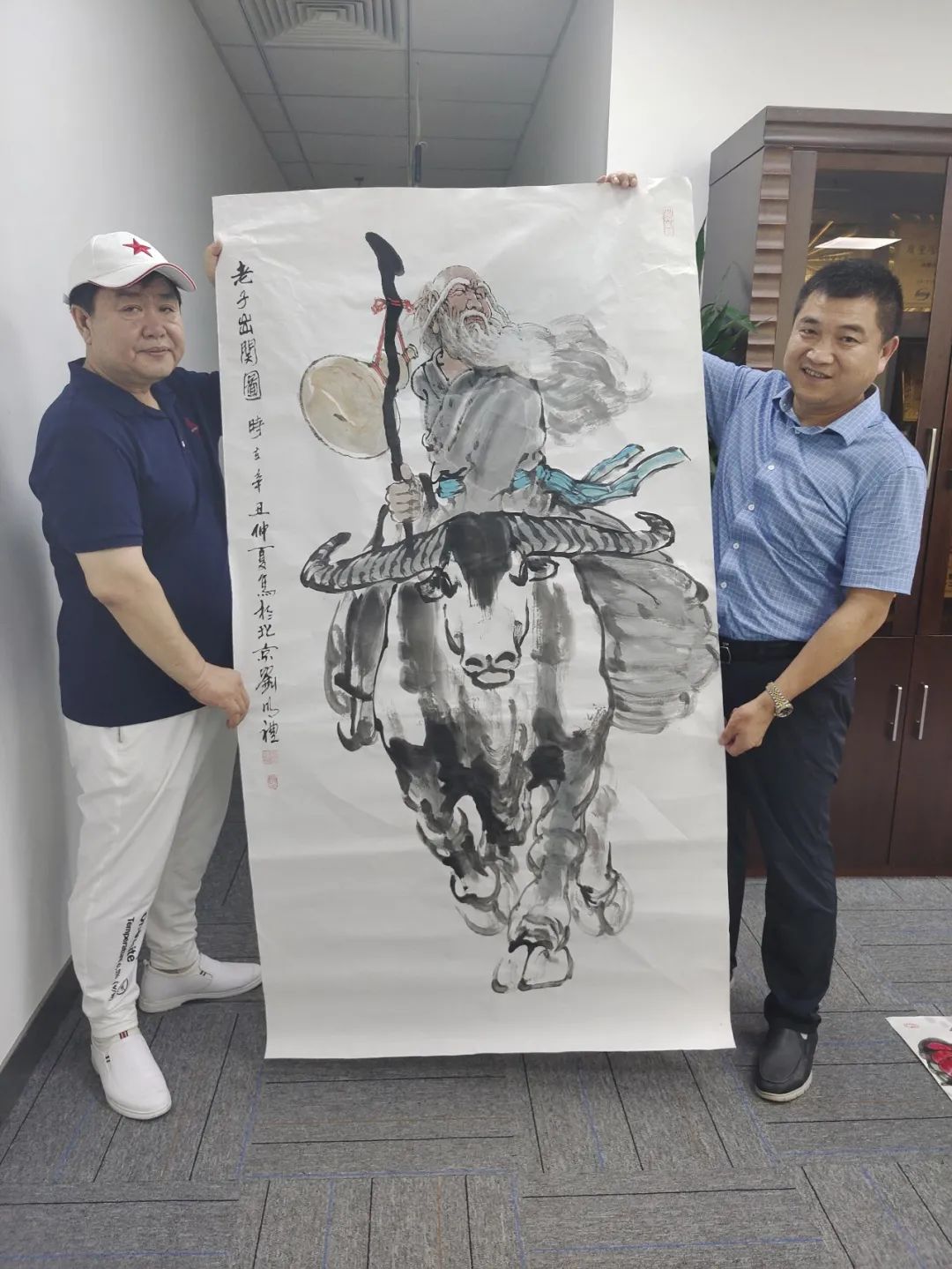 刘明礼作品《老子出关图》